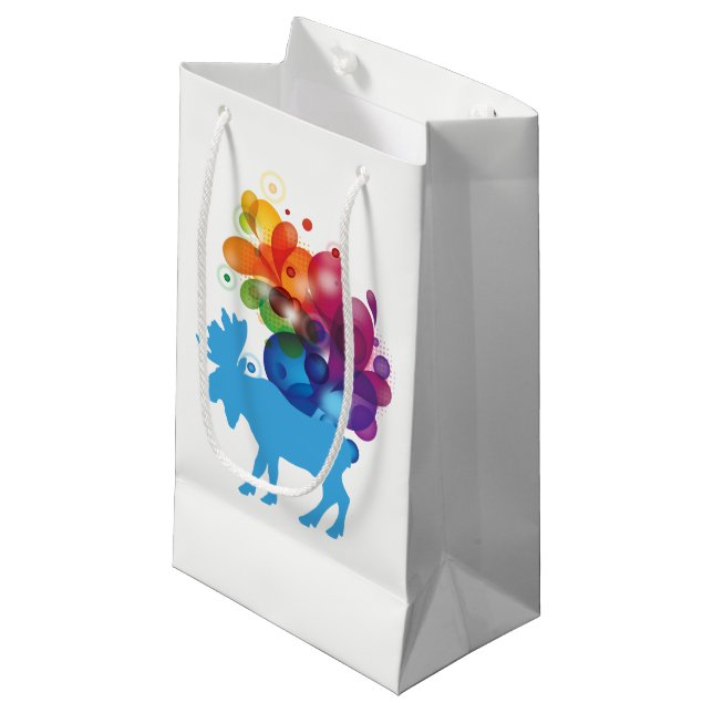 Sac cadeau Abstrait à l'orignal (Devant Angle)