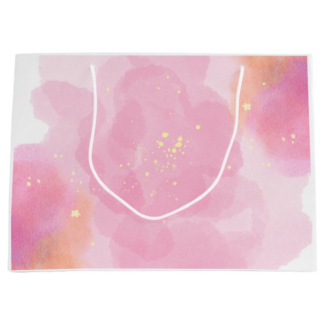 Sac cadeau Abstrait "Joli en rose" (Devant)