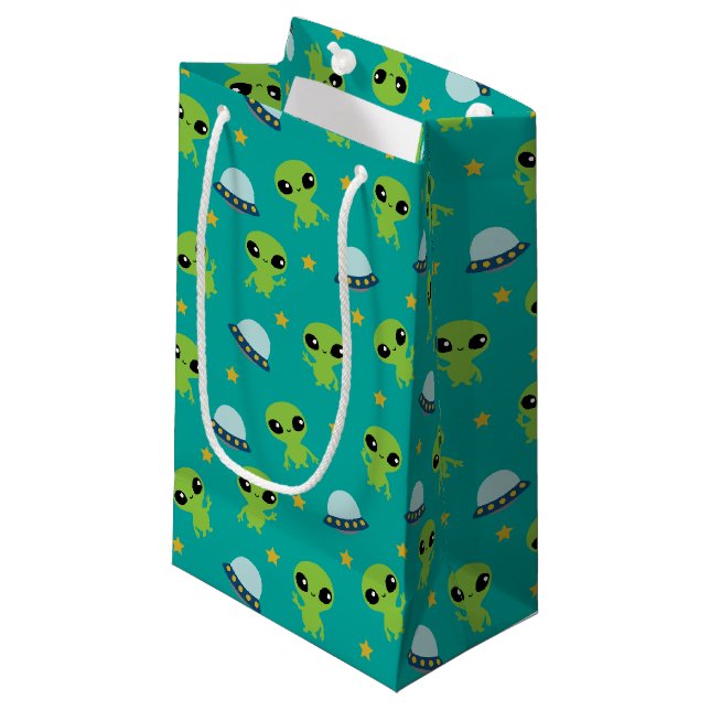 Sac cadeau Aliens (Devant Angle)