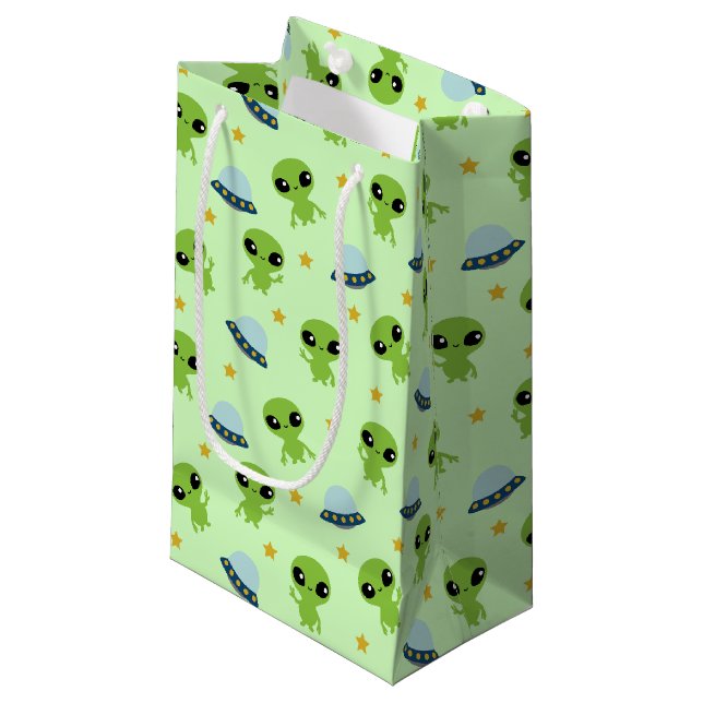 Sac cadeau Aliens (Devant Angle)