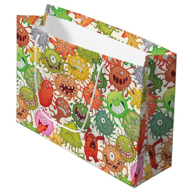 Sac cadeau Aliens et Monstres (Devant Angle)