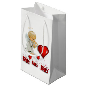 Sac cadeau Ange de Saint Valentin