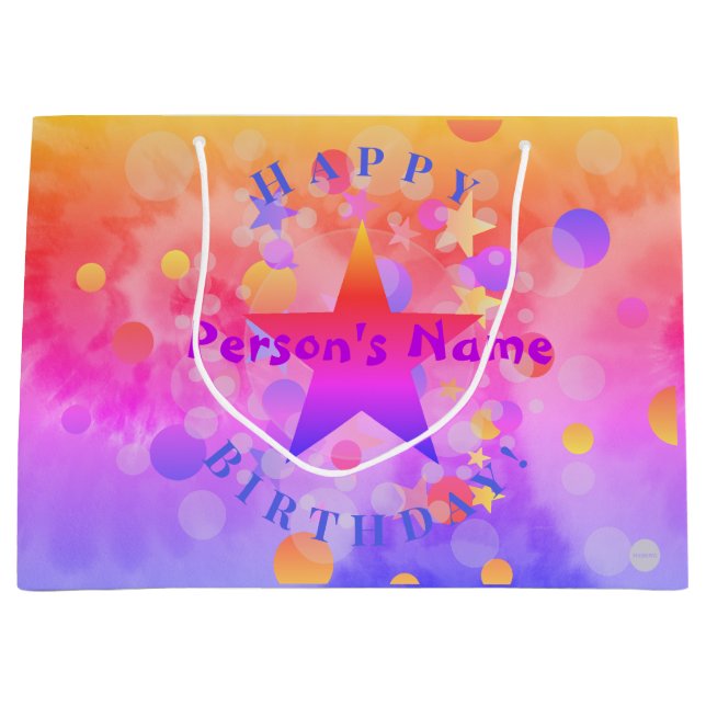 Sac cadeau anniversaire HAMbyWG (Devant)