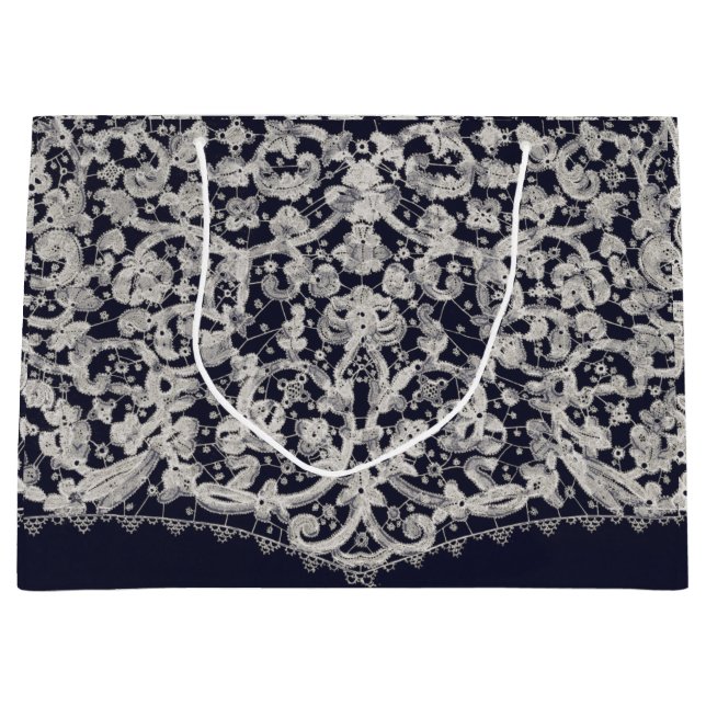 Sac cadeau ANTIQUE LACE MOTIF (Devant)