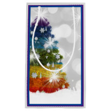 Sac cadeau Arbre arc-en-ciel