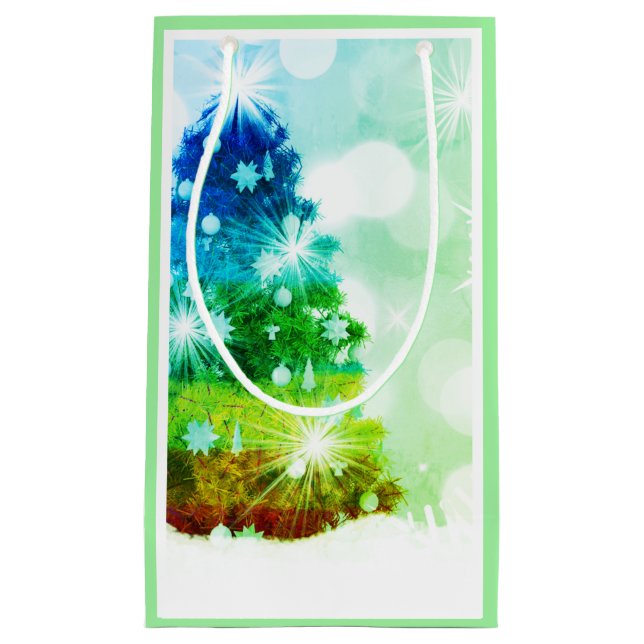 Sac cadeau Arbre arc-en-ciel (Devant)