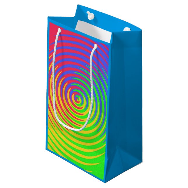 Sac cadeau arc-en-ciel Spiral (Devant Angle)