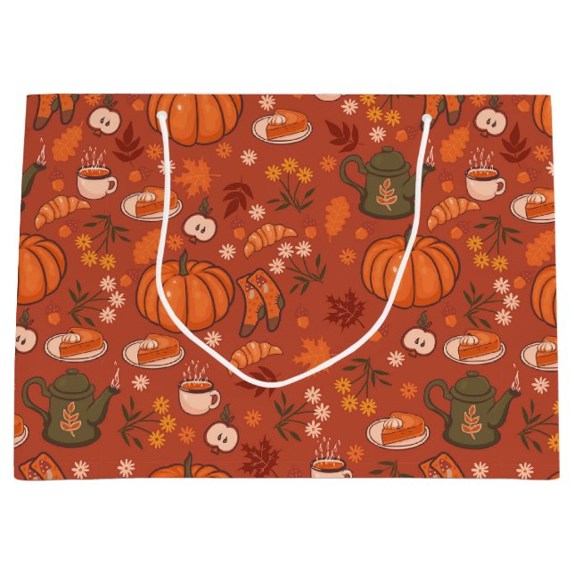 Sac cadeau automne automne confortable (Devant)