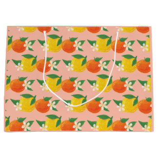 Sac cadeau aux agrumes doux