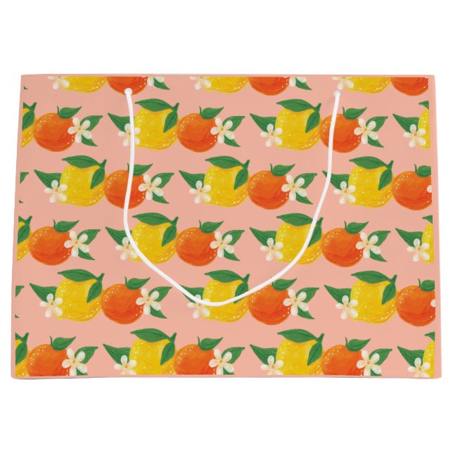 Sac cadeau aux agrumes doux (Devant)