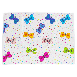 Sac cadeau aux papillons cardiaques