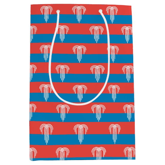 Sac cadeau avec drapeau de Kansas City, USA (Devant)