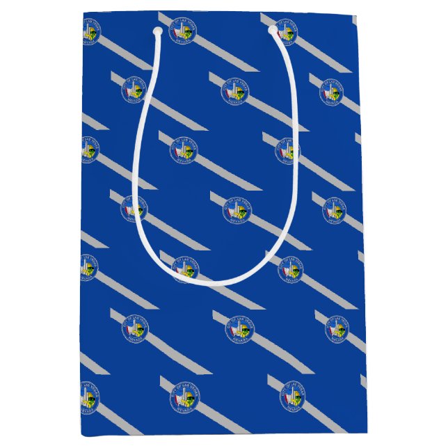 Sac cadeau avec drapeau de Las Vegas, USA (Devant)