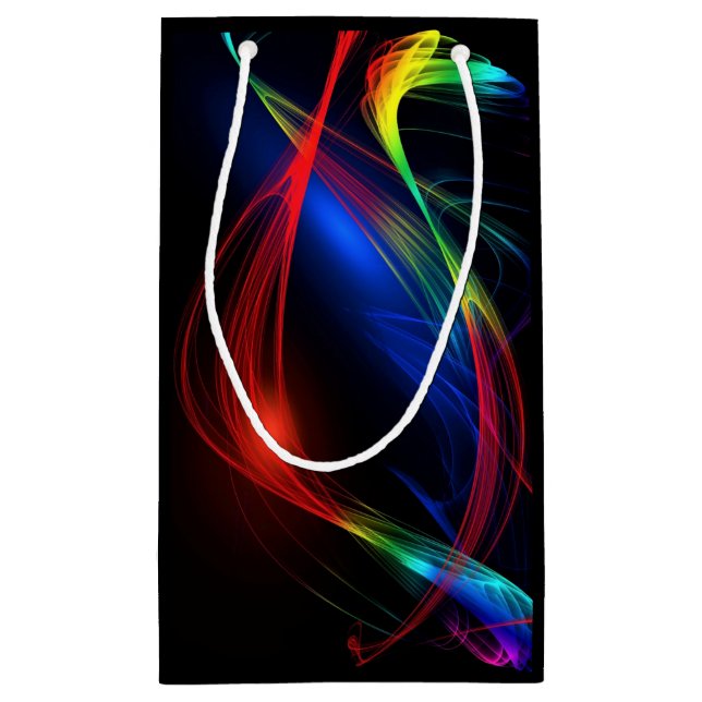 Sac cadeau avec lumières colorées (Dos)