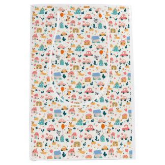 Sac cadeau avec un motif ludique