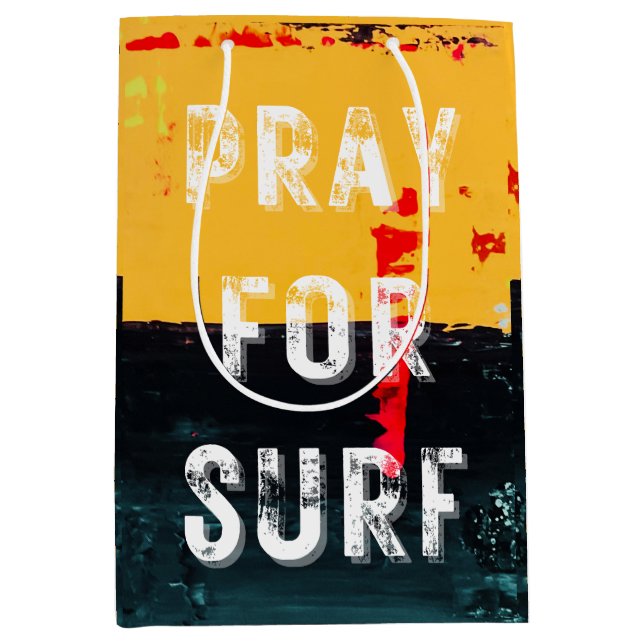 Sac cadeau avec vibe de plage salée (Devant)