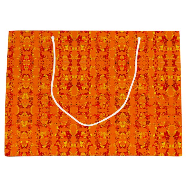 Sac cadeau Aztek Orange (Devant)