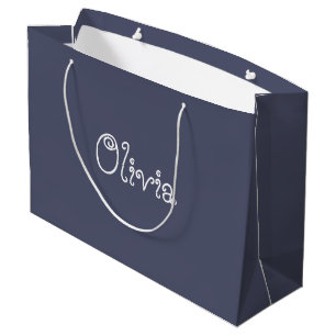 Sac cadeau Baby shower couleur gris