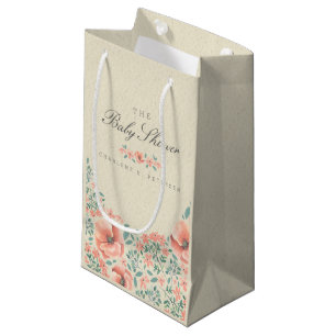 SAC CADEAU   Baby shower vintage Floral Storybook