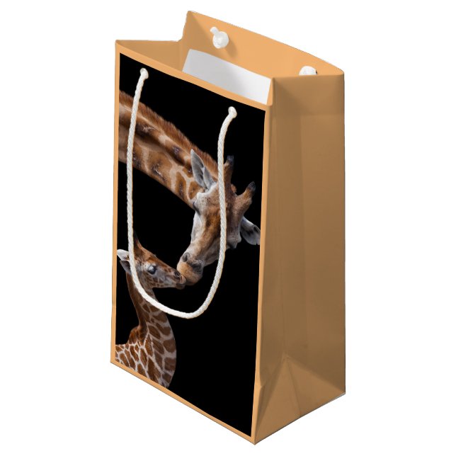 Sac cadeau Baisers de girafe (Devant Angle)