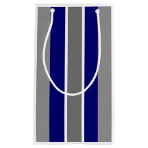 Sac cadeau - Bandes bleues et grises Ultramarine