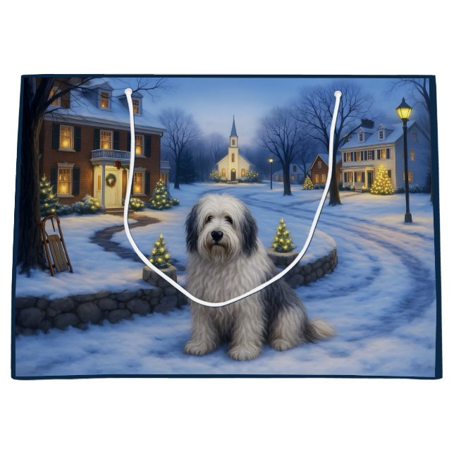 Sac Cadeau Bearded Collie (Devant)