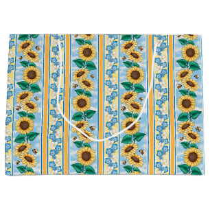 Sac cadeau Bees Sunflowers