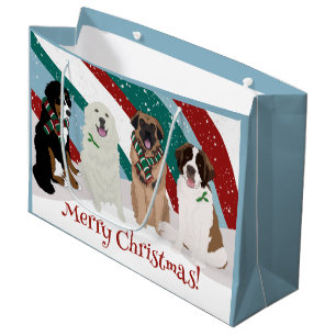 Sac Cadeau Bernese Leonberger Grandes Pyrénées Noël Grand