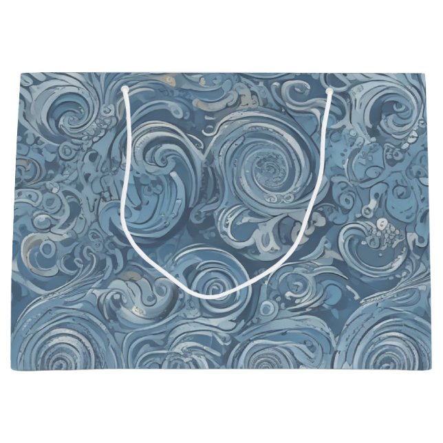 Sac cadeau Blue Marble (Devant)