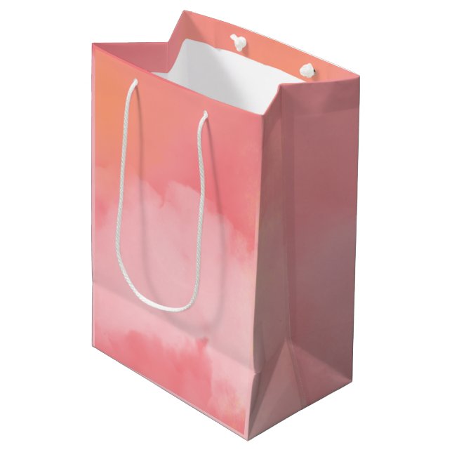 Sac cadeau Blushing Sky Nuds (Devant Angle)