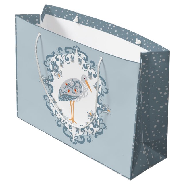 Sac Cadeau Boutique d'art populaire Whimsical | Grand Baby sh (Dos Angle)