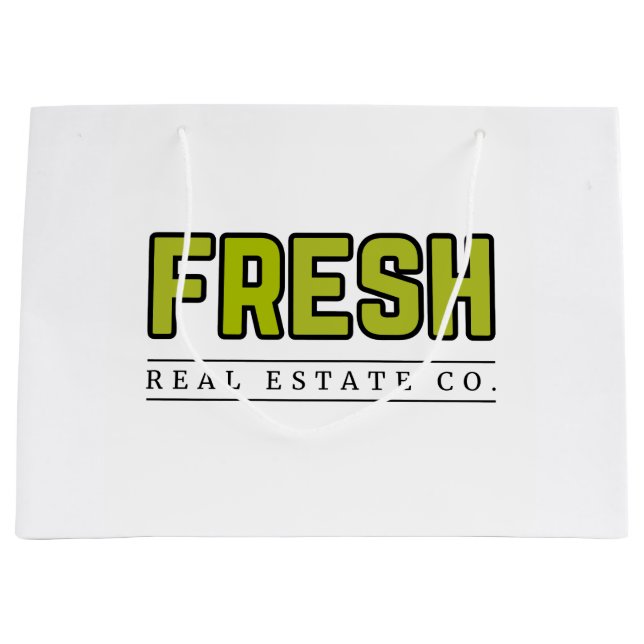 Sac cadeau brillant FRESH (grand) (Devant)