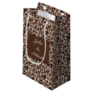 Sac cadeau Brown Giraffe