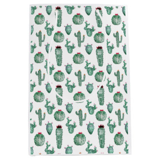 Sac cadeau Cactus Design, Aquarelle Design