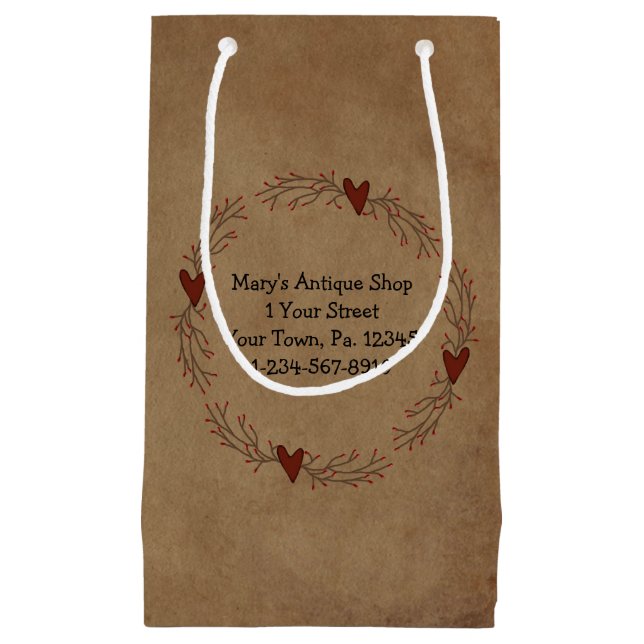 Sac cadeau Cercle Coeur Pip Berry (Devant)