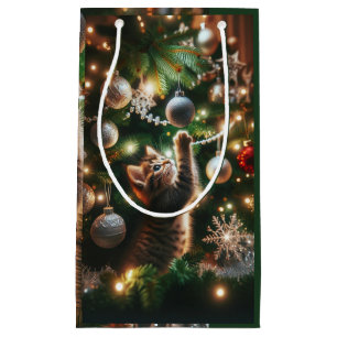 Sac cadeau Christmas Kitten