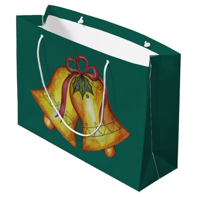 Sac cadeau classique pour les cloches de Noël (Dos Angle)
