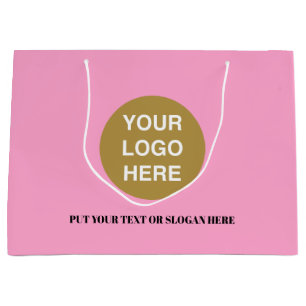 Sac Cadeau Code QR grand Gif personnalisé avec logo de l'entr