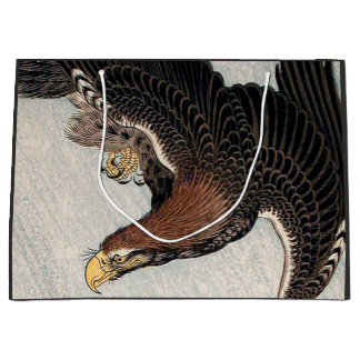 SAC CADEAU COQ JAPONAIS ET COQUELICOTS