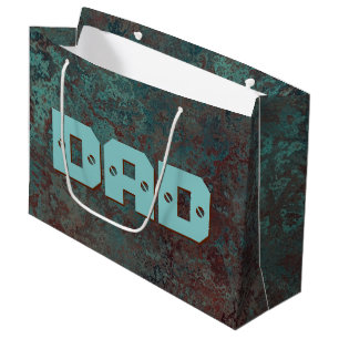 Sac Cadeau Corrosion "cuivre" imprimé DAD grand