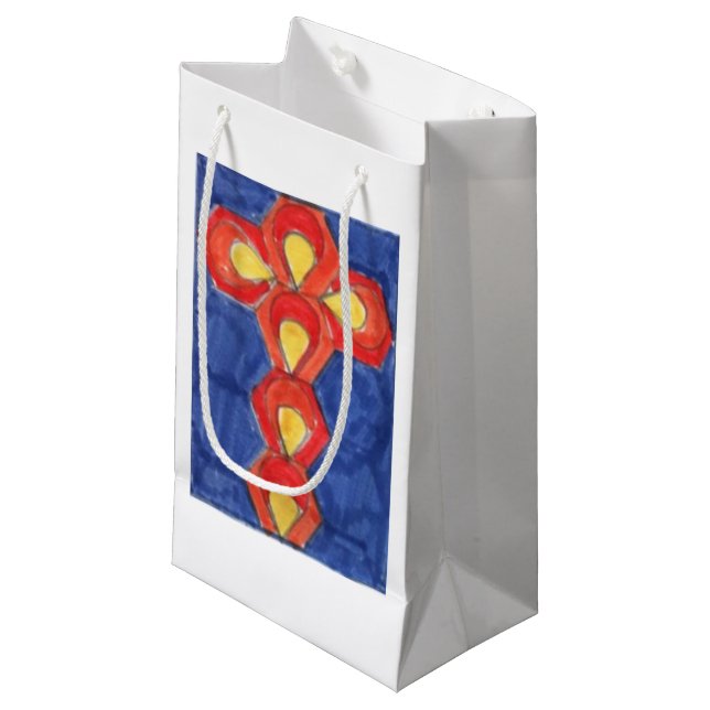 Sac cadeau Cross Motif Petit Glossy (Devant Angle)