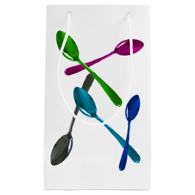 Sac Cadeau Cuillères Réfléchissantes Culinaires (Devant)
