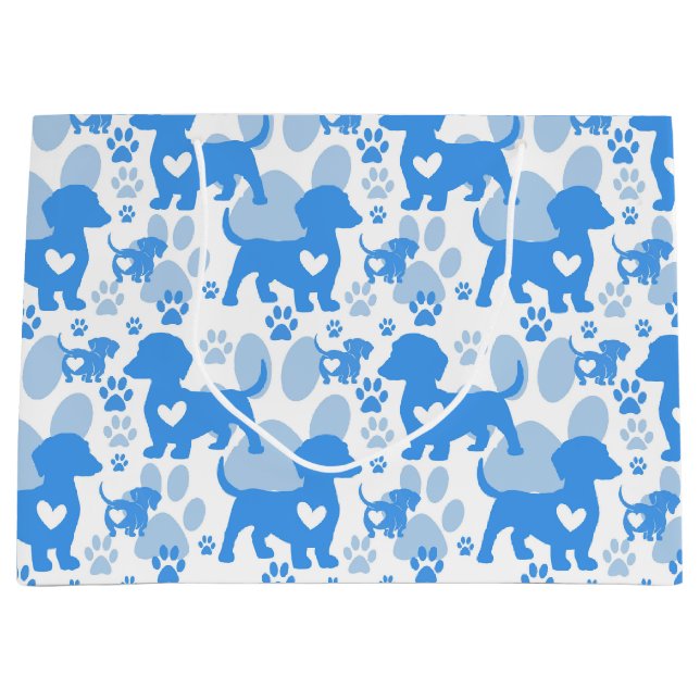 Sac cadeau Dachshund Love Dog (Devant)