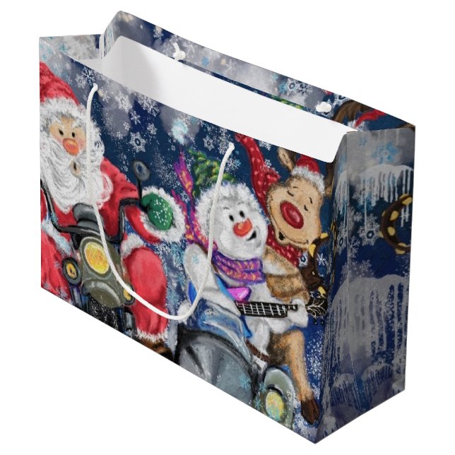 Sac Cadeau d'Amitié de Noël (Devant Angle)