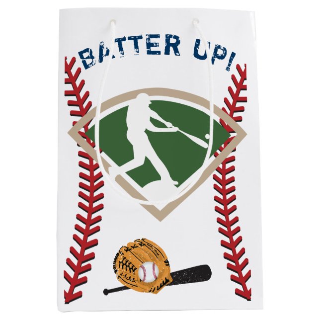 Sac cadeau d'anniversaire de baseball (Devant)