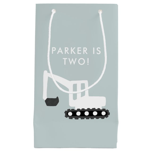 Sac cadeau d'anniversaire de la fête de Digger (Devant)