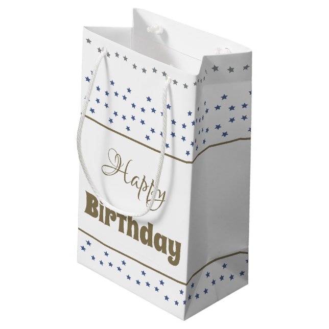 Sac cadeau d'anniversaire de naissance de la petit (Dos Angle)