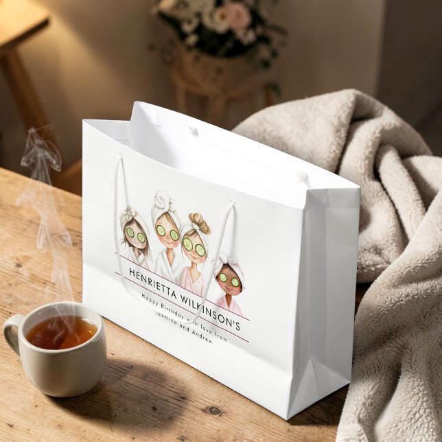 Sac Cadeau d'Anniversaire pour Filles de Spa Migno (Créateur téléchargé)