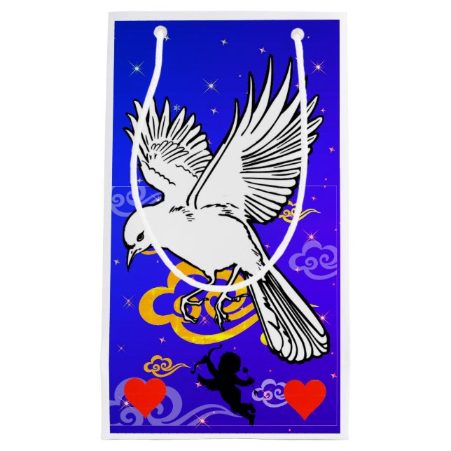 SAC CADEAU D'ART ORIGINAL DE VALENTINE (Devant)