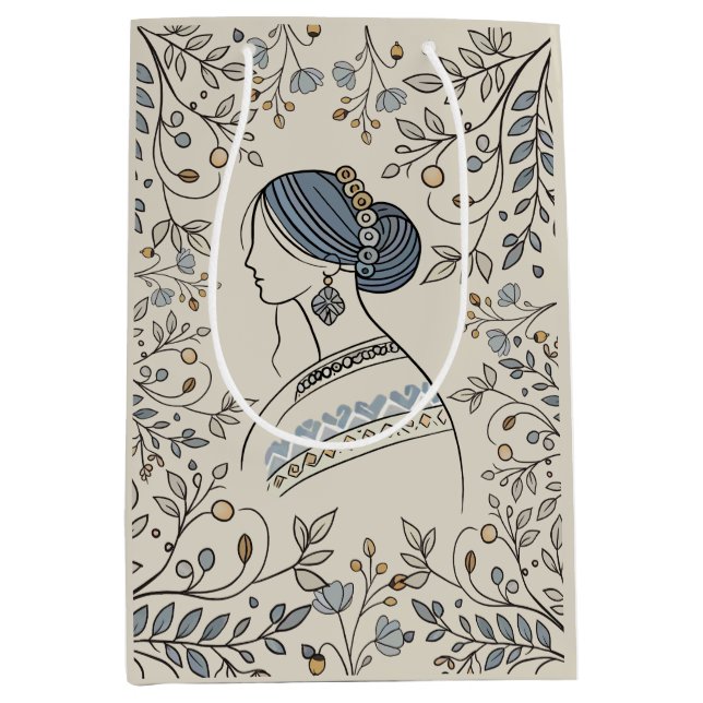 Sac cadeau d'art populaire ukrainien (Devant)